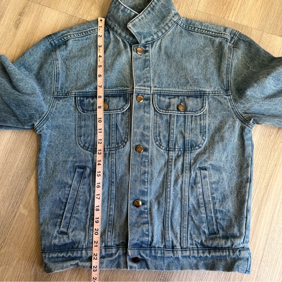 Love Club GXG Girls By Girls Medium Denim Jean Jacket Embroidered - Picture 13 of 16